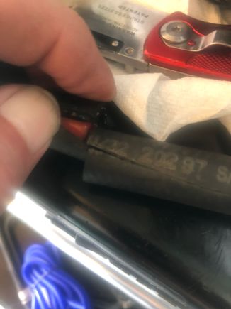 When I first cut into it 