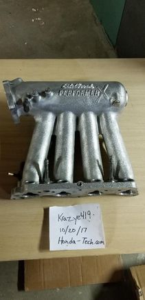 Edelbrock Performer X D Series intake manifold in great condition $200 + shipping obo