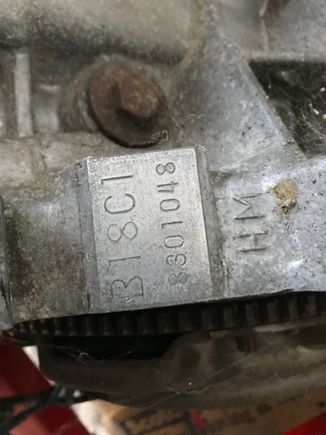 What do the numbers under the engine type indicate?