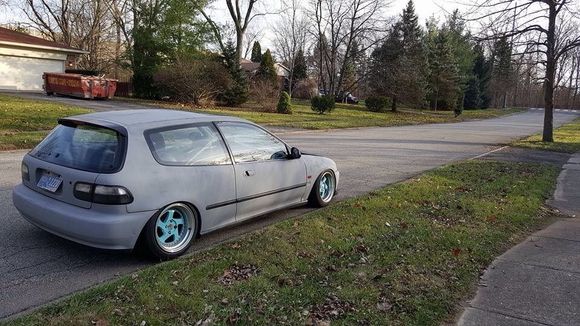 This is my car. Are you wanting this ride height? Or lower?