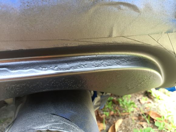 I sprayed the first coat AND WTF IS THIS SHIT