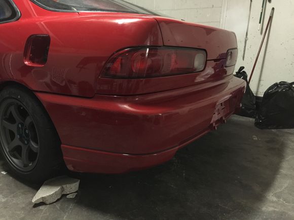 Just a  tease only 2 bolts holding the front n rear bumper