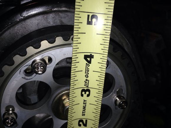 Adjustable looks about the same, honestly it was a tough angle so it may look like an 1/8 off but it's the same