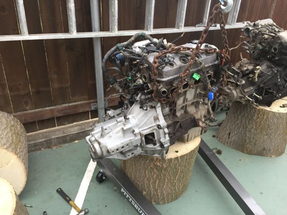 Removed old transmission and installed a supposed OEM rebuilt LSD transmission. Supposed to have 0 miles. Picked it up a few months back from a friend for 200.