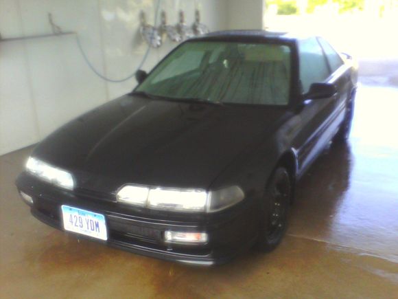 Repainted and dents pulled.