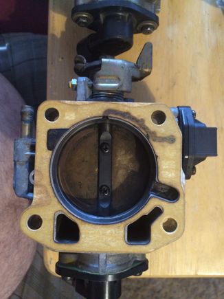 The stock gasket is just a hair bigger than the inner Diameter of the H23AV TB