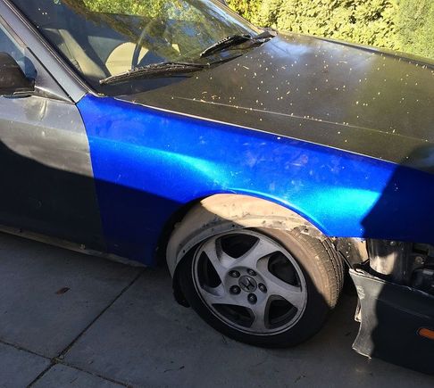 Replacement Fender before painting.