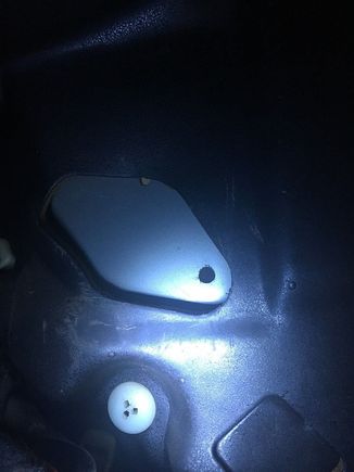 First hole drilled