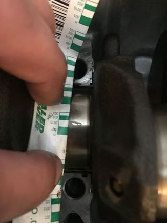 All mains were between .0015" and .0018" at the largest (#2)
