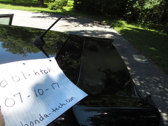 rear spoiler