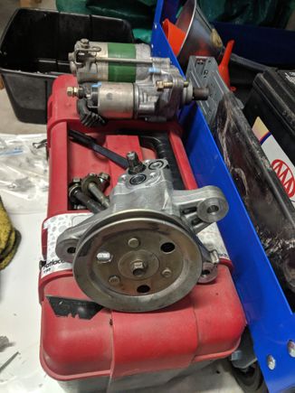 Finished PS pump, spring goes on top of valve body, not the way it is in the photo