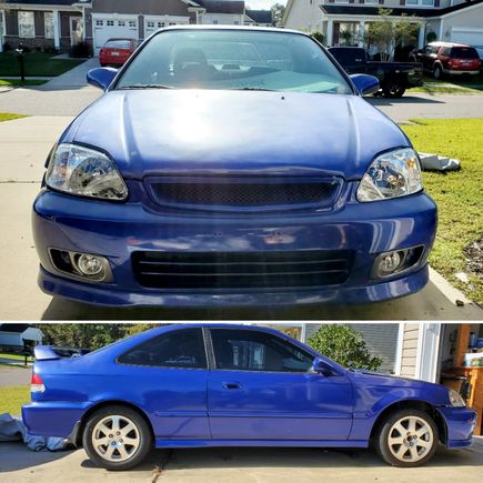 Replaced headlights, tail lights, new oem fog lights