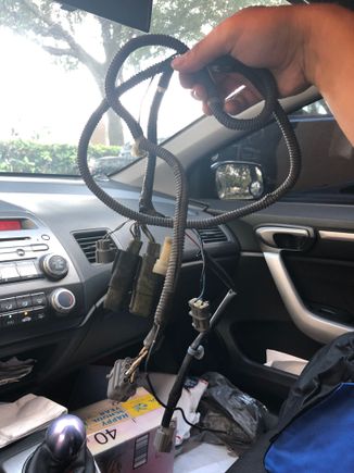 Engine bay ac harness