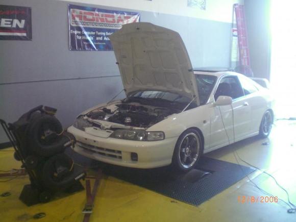 on the dyno