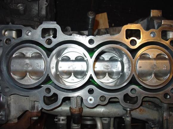 Cleaned Pistons
