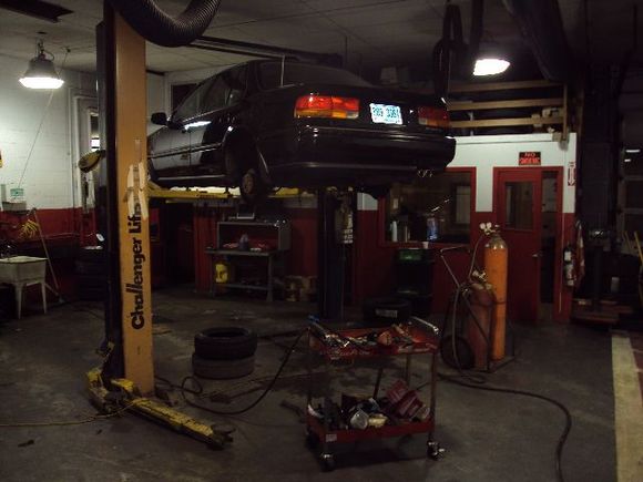 Replacing rear subframe and control arm assembly