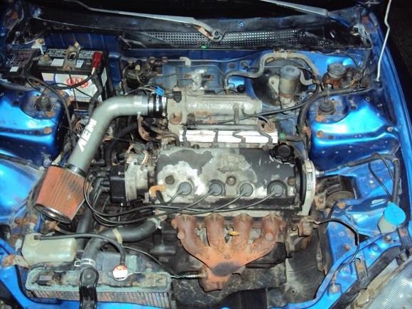 Ugly engine bay.