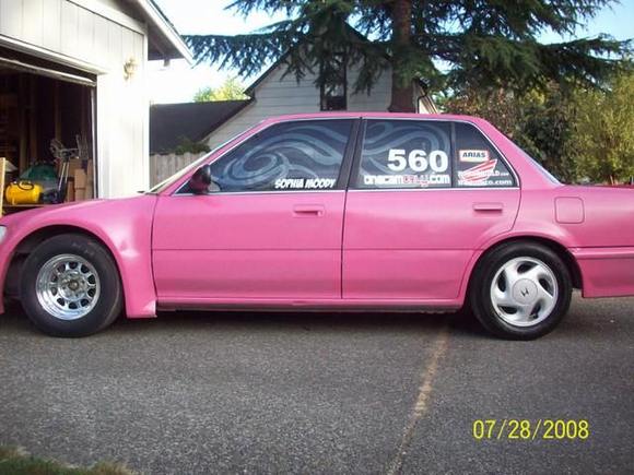 Sittin in the driveway