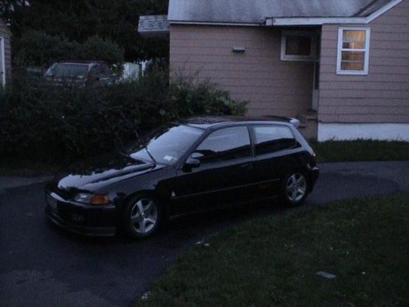 it was summer time and the sun is just going down done washing the ride know its time to cruise...sigh but its winter now