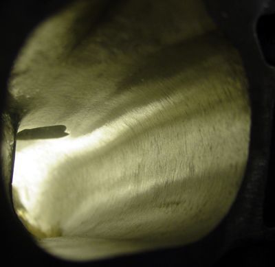 F22A6 60 grit port wall finish