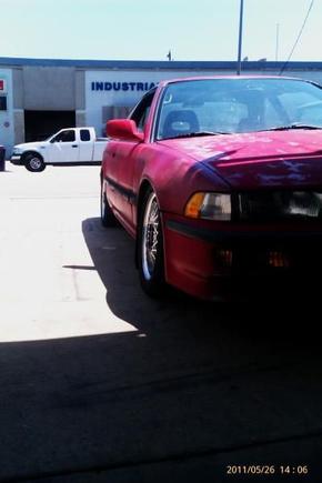 getting ready for the exhaust