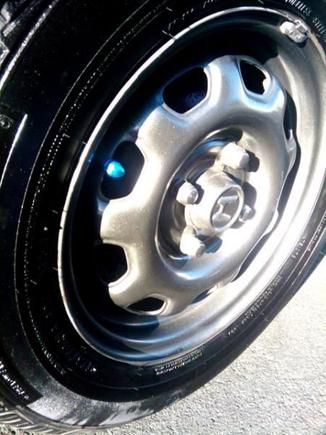Painted Gunmetal Flake OEM Wheels