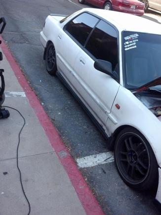 97 accord side skirts and front flaps