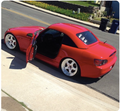 she has a custom front bumper with a poem lip and ek fog lights molded in!