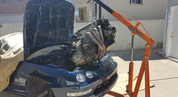I said fuck it, might as well take out the motor too lol