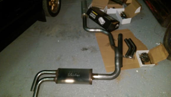 Some of the new 3 inch exhaust
