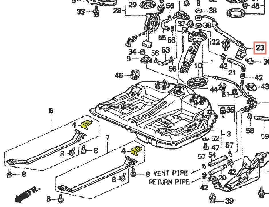 Stuck Fuel tank straps/broken line HondaTech Honda Forum Discussion