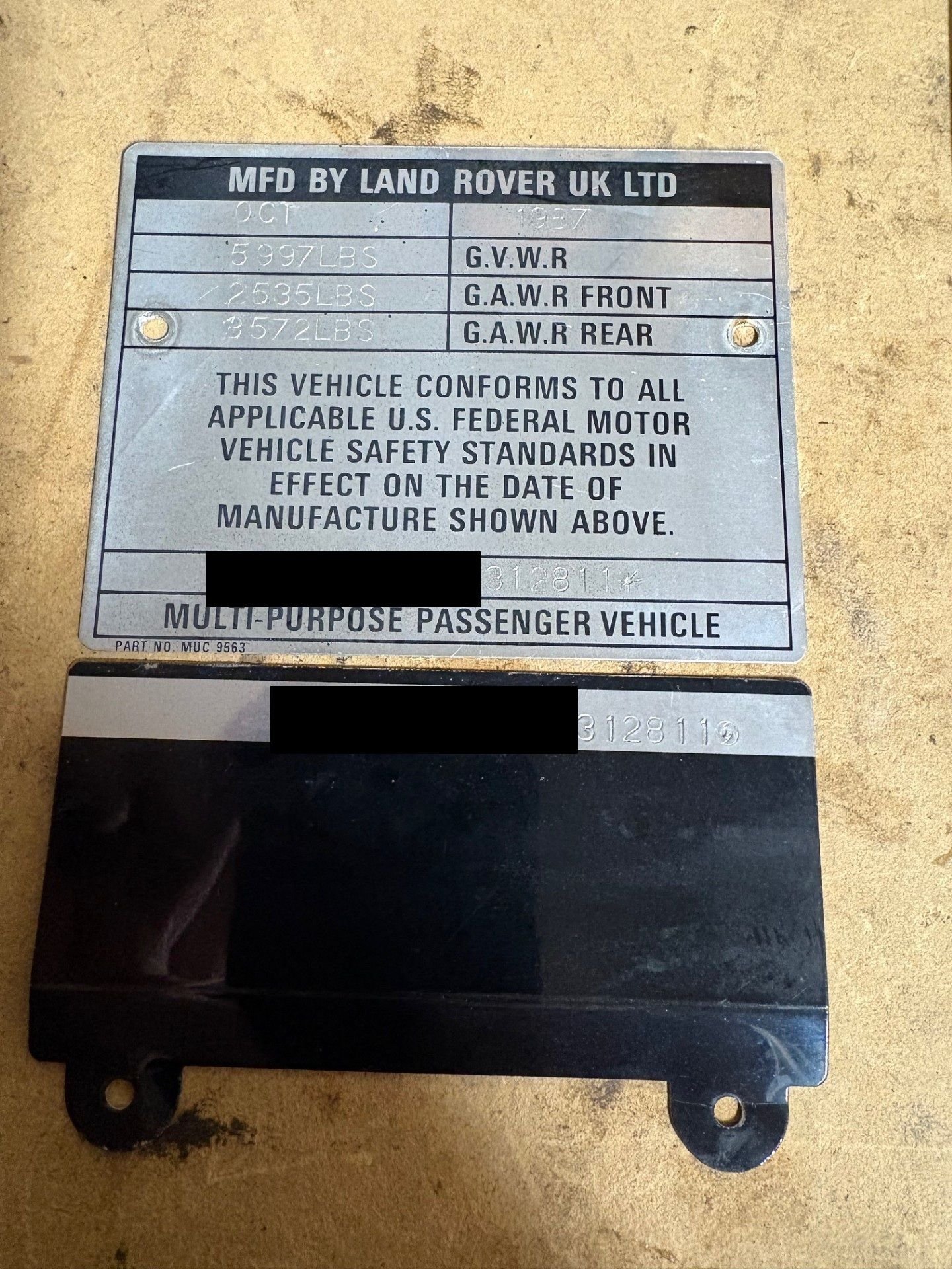 1988 Land Rover Range Rover - 1988 Land Rover Range Rover Classic Rolling Chassis / Frame with Title - Used - VIN SALHV1146JA312811 - Greer, SC 29650, United States