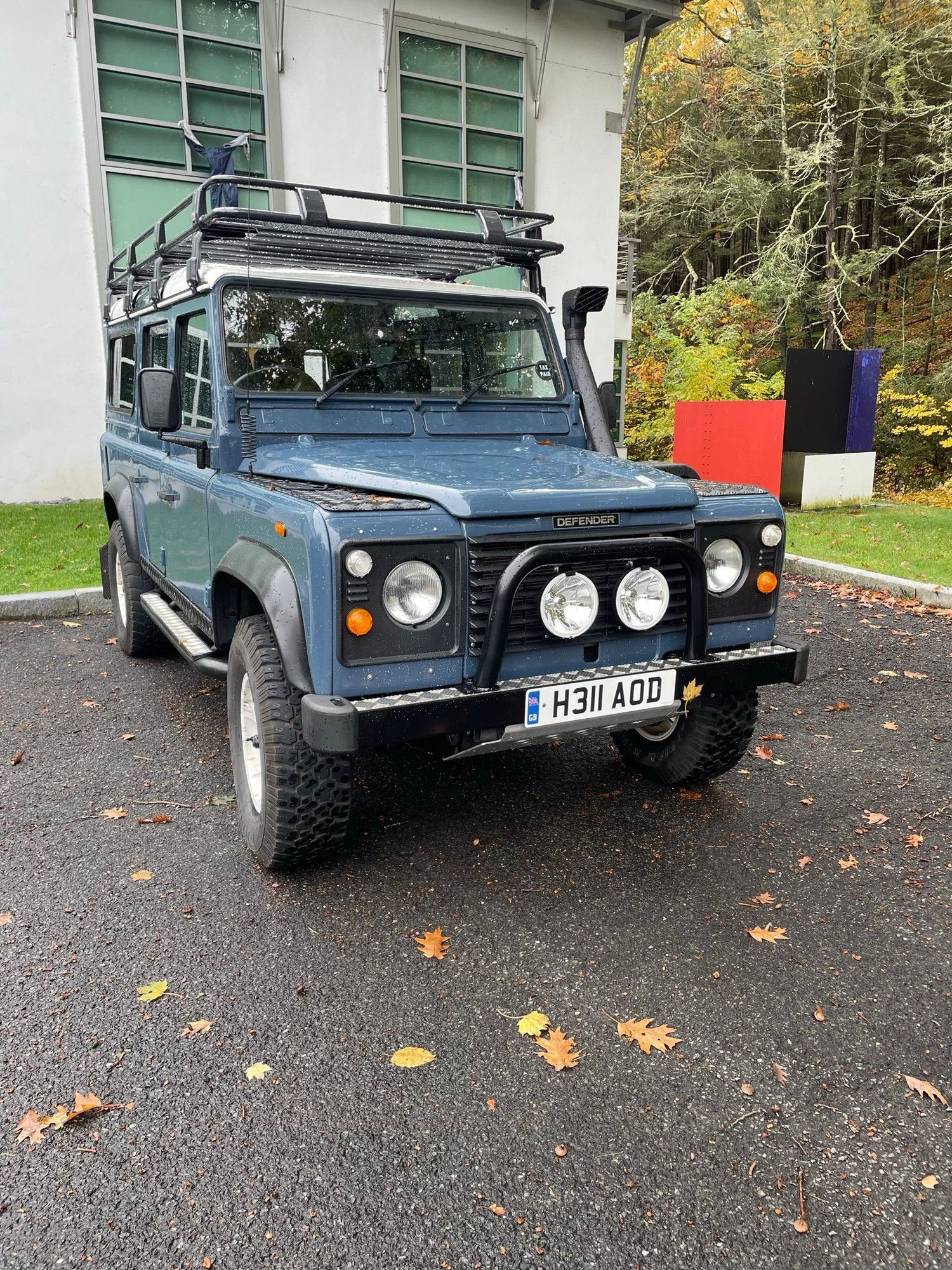 1990 Land Rover Range Rover - 1990 Land Rover Defender 110 County Estate - Used - VIN 1111111111 - 144 Miles - 4WD - Manual - Truck - Blue - Washington, CT 06793, United States