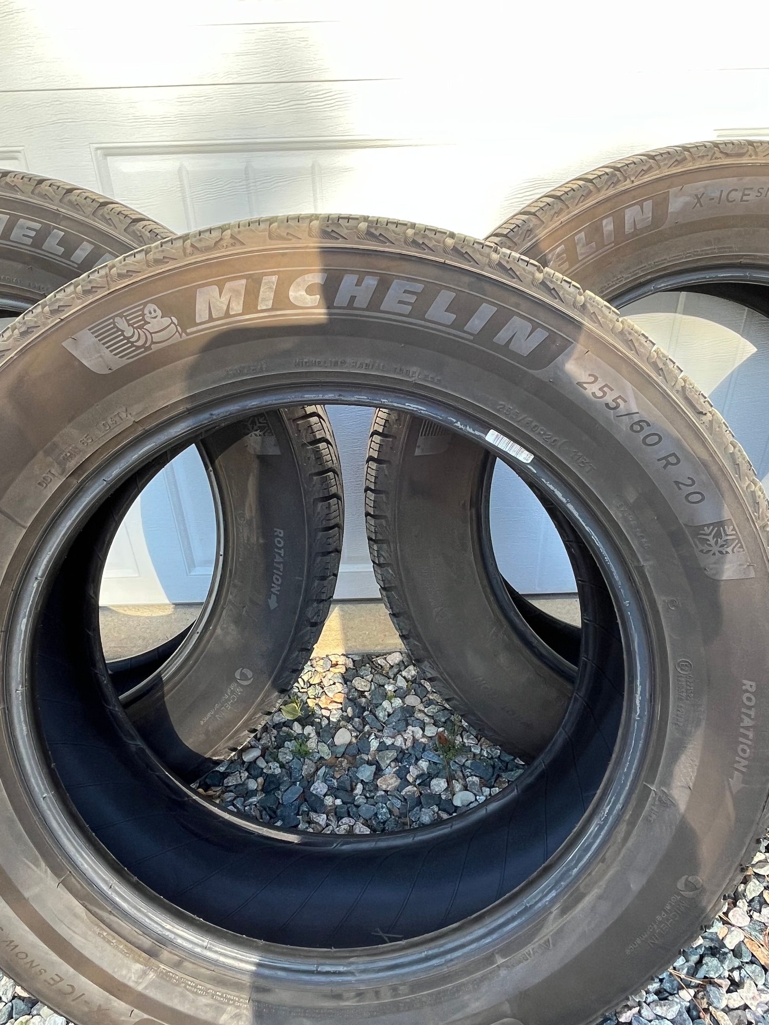 Wheels and Tires/Axles - 255/60/20 Michelin X-Ice Snow Tires (5) - Used - -1 to 2027  All Models - East Sandwich, MA 02537, United States
