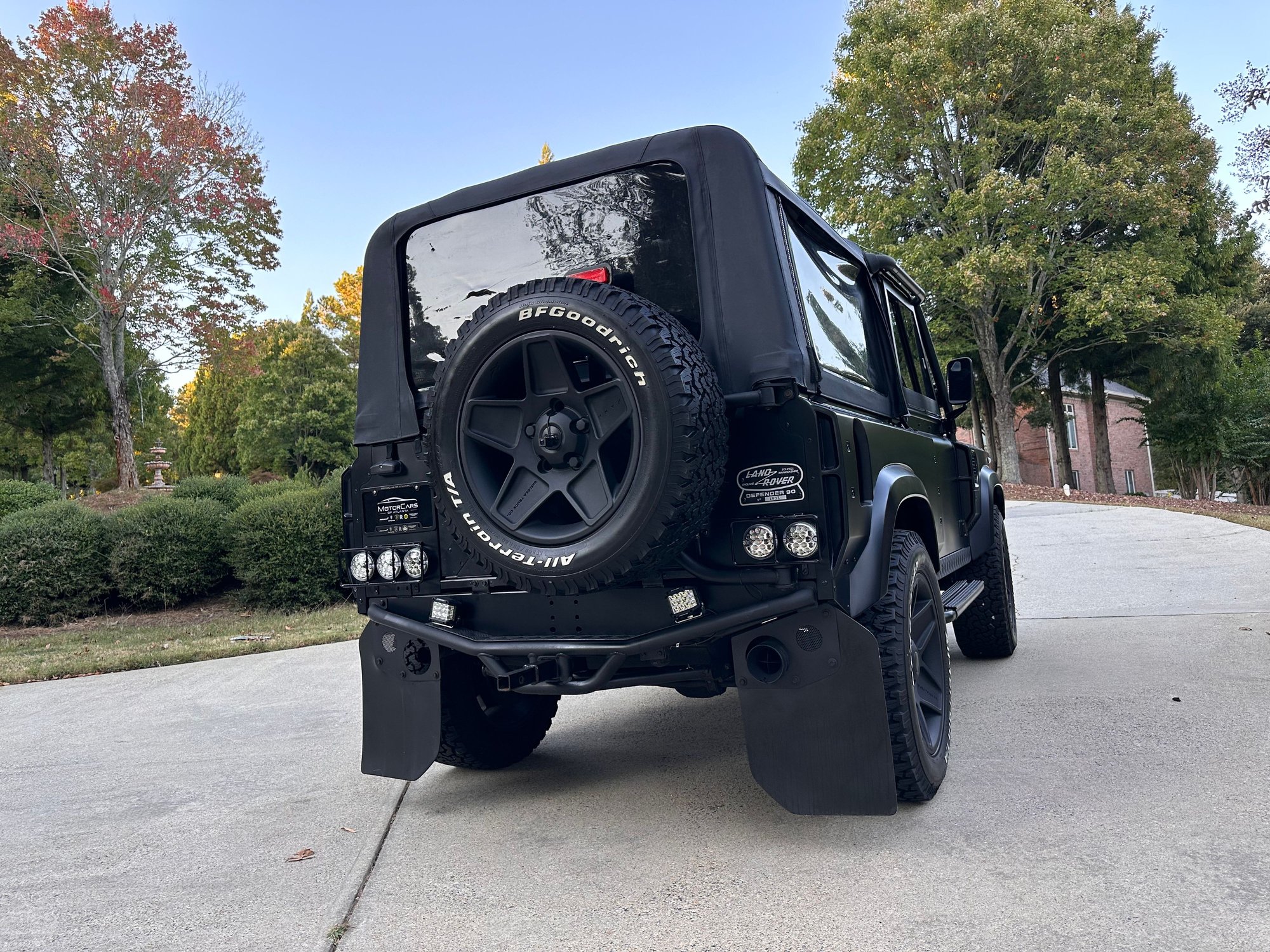 1997 Land Rover Defender 90 - ALL CUSTOM Matte Black, luxurious interior - Used - VIN Saldv2240va117988 - 66,500 Miles - 8 cyl - Automatic - SUV - Black - Roswell, GA 30075, United States