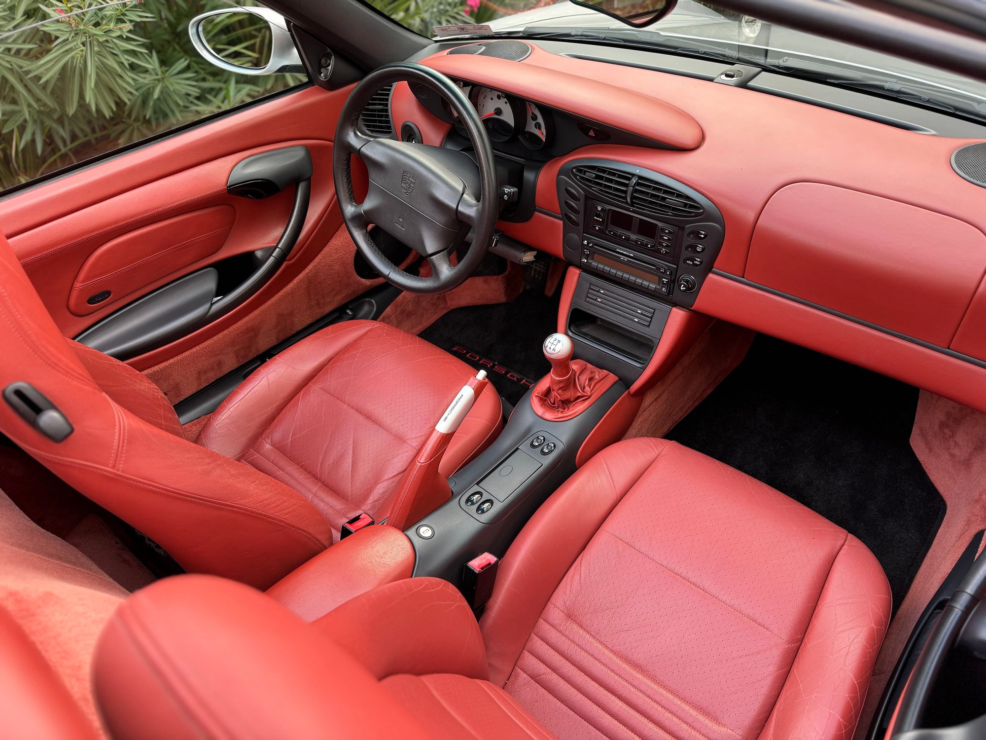 Boxster Red interior