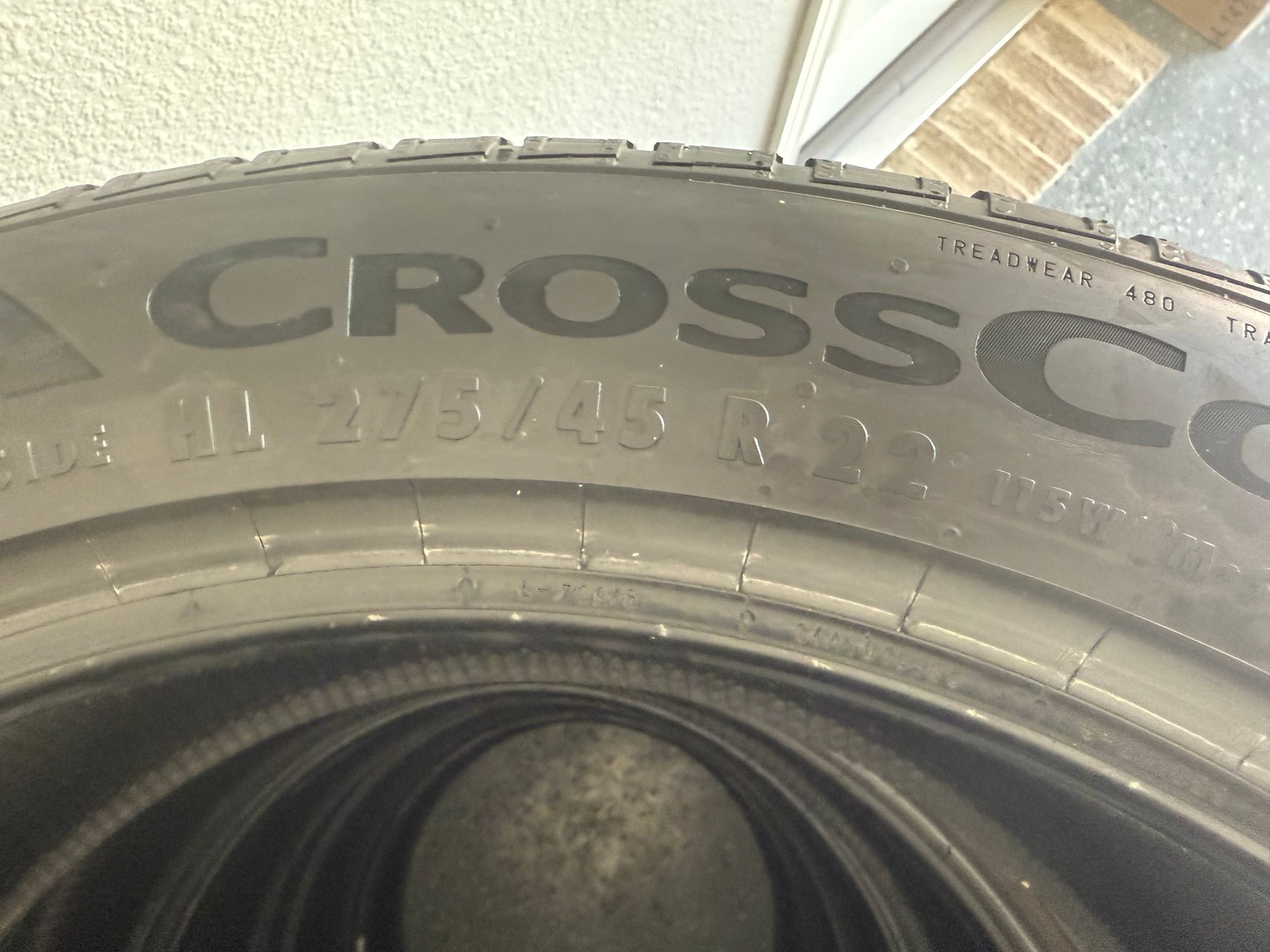 Wheels and Tires/Axles - 275/45/22 Continental Cross Contact QTY 5 (Less than 100 miles) - Used - All Years  All Models - Dallas, TX 75001, United States