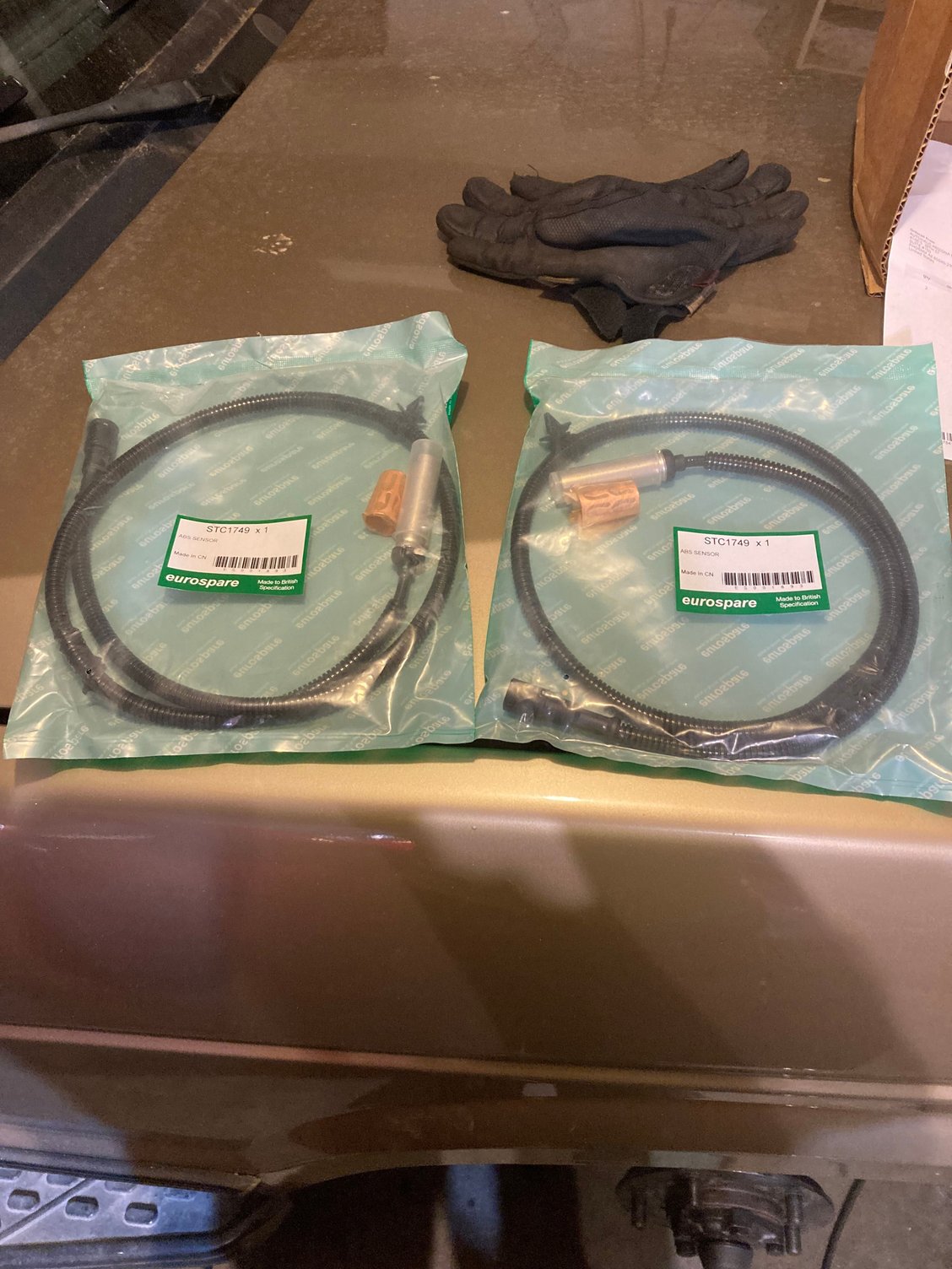 Inexpensive ABS sensors with bushings