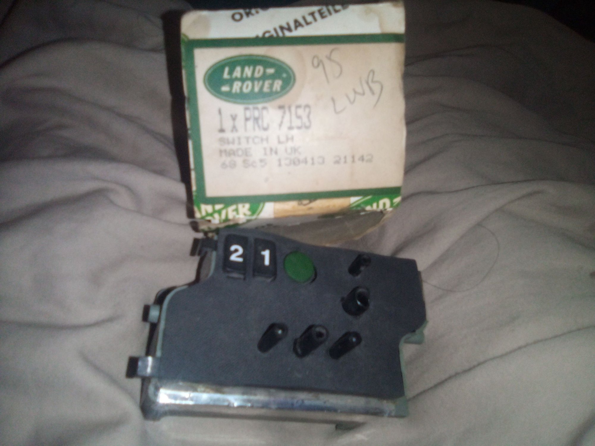 Interior/Upholstery - Range Rover LT FT seat control with memory - New - 1987 to 1995 Land Rover Range Rover - Bridgeport, CT 06610, United States