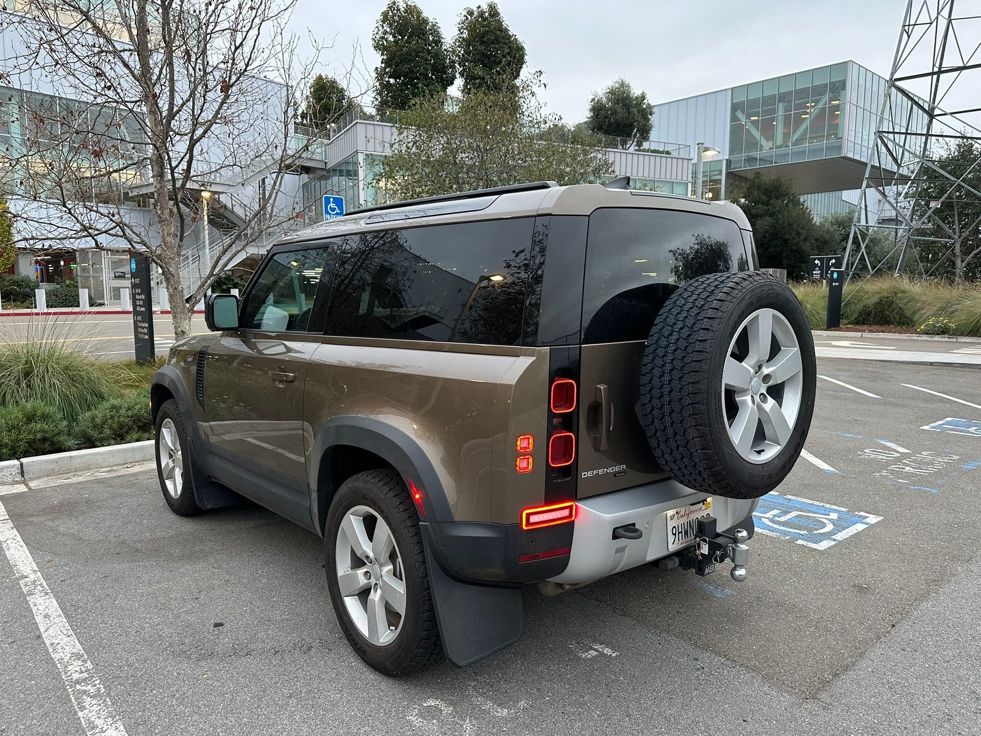 2023 Land Rover Defender - 2023 Land Rover Defender 90 P400 with rear diff locker - Used - VIN SALEP6EU7P2229945 - 16,500 Miles - 6 cyl - 4WD - Automatic - SUV - Brown - Menlo Park, CA 94025, United States