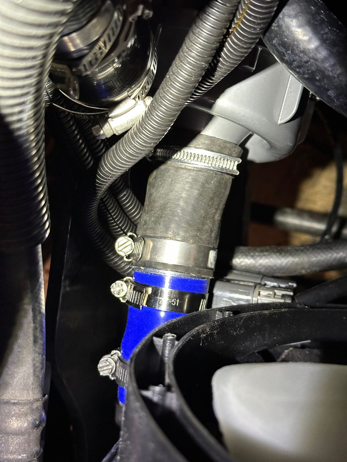 Radiator to pump