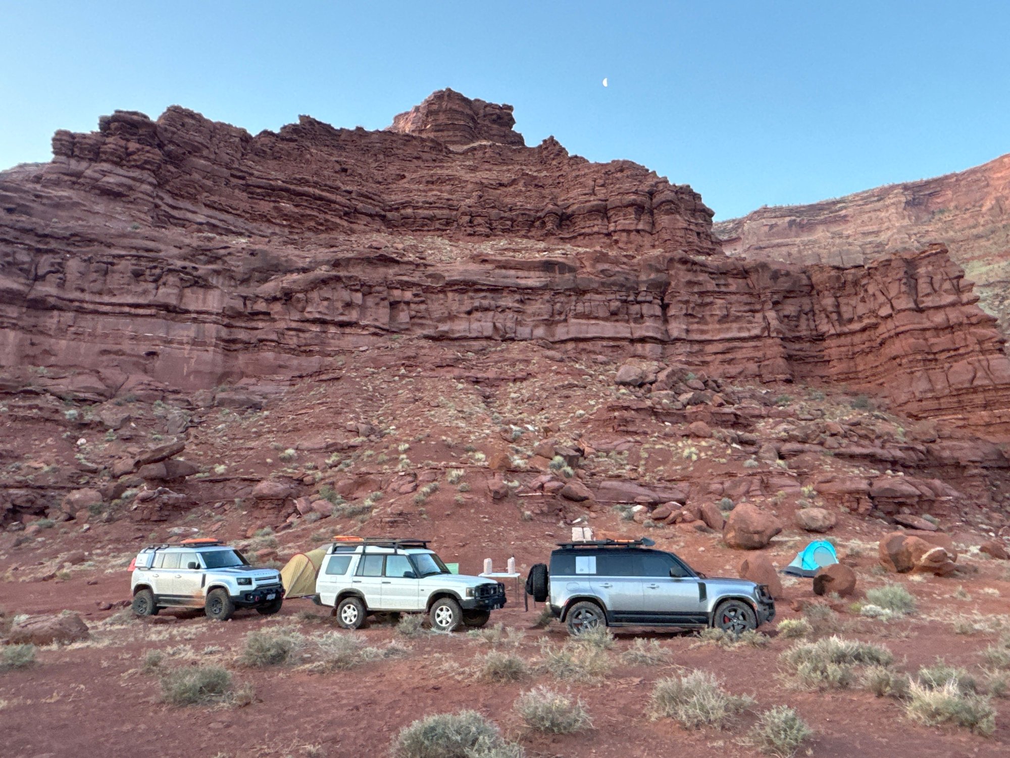 First night camp site. 