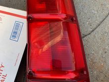 Passenger side tail light