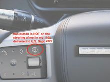 Here's the button I'm referring to on the steering wheel I noted earlier