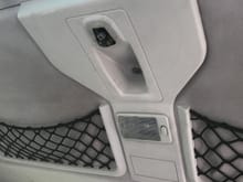 D1 Console with defect manual sunroof winder mechanism.