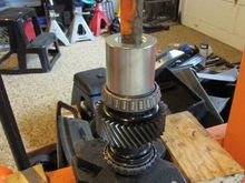Pressing on bearing