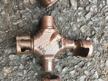 One of the joint in the back of front drive shaft deteriorated.