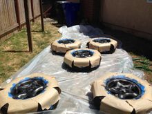Applied 7 coats in total