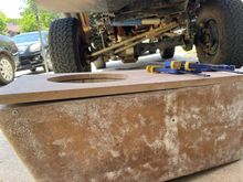 Here you can see the face didn’t sit flush with the fiberglass because I miss measured BUT fiberglass is forgiving and allows me to patch it