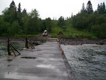 Pier on private property